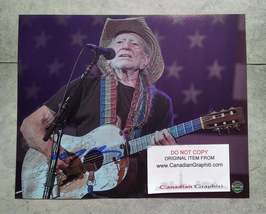 Willie Nelson Hand Signed Autograph 8x10 Photo COA - £222.52 GBP