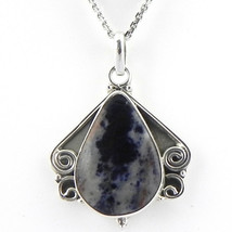 925 Sterling Silver Agate Gemstone Handmade Pendant Necklace Women Gift PSV-1824 - £26.45 GBP+