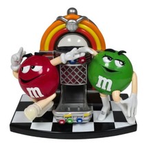 M&amp;M Mars Rock N Roll Jukebox Candy Dispenser 50s Music Inspired Americana Decor - £18.13 GBP