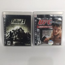 Fallout 3 (W/ Manual) &amp; UFC Undisputed 2009 (Sony PlayStation 3, 2008) PS3 - £13.58 GBP