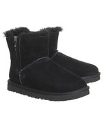 kids classic mini Double Zip  shearling Size 5 Colors Black On Black - $195.82 CAD