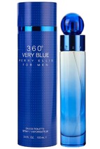 360 VERY BLUE * Perry Ellis 3.4 oz / 100 ml Eau De Toilette Men Cologne Spray - $44.87