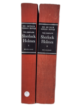 The Complete Sherlock Homes Volume 1 &amp; 2 Hardcover Book Lot Arthur Conan Doyle - £7.17 GBP