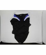 NWT $88 Nike Women&#39;s Size 10 One Piece Bikini Swim Bathing Suit Black NE... - $570.94 MXN