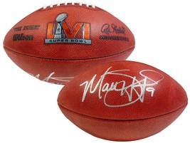 MATTHEW STAFFORD Autographed Rams Super Bowl LVI Official Football FANATICS - $10,285.32 MXN