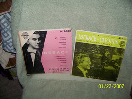 lot of {2} vintage  45 rpm records classical {liberace} - £8.70 GBP