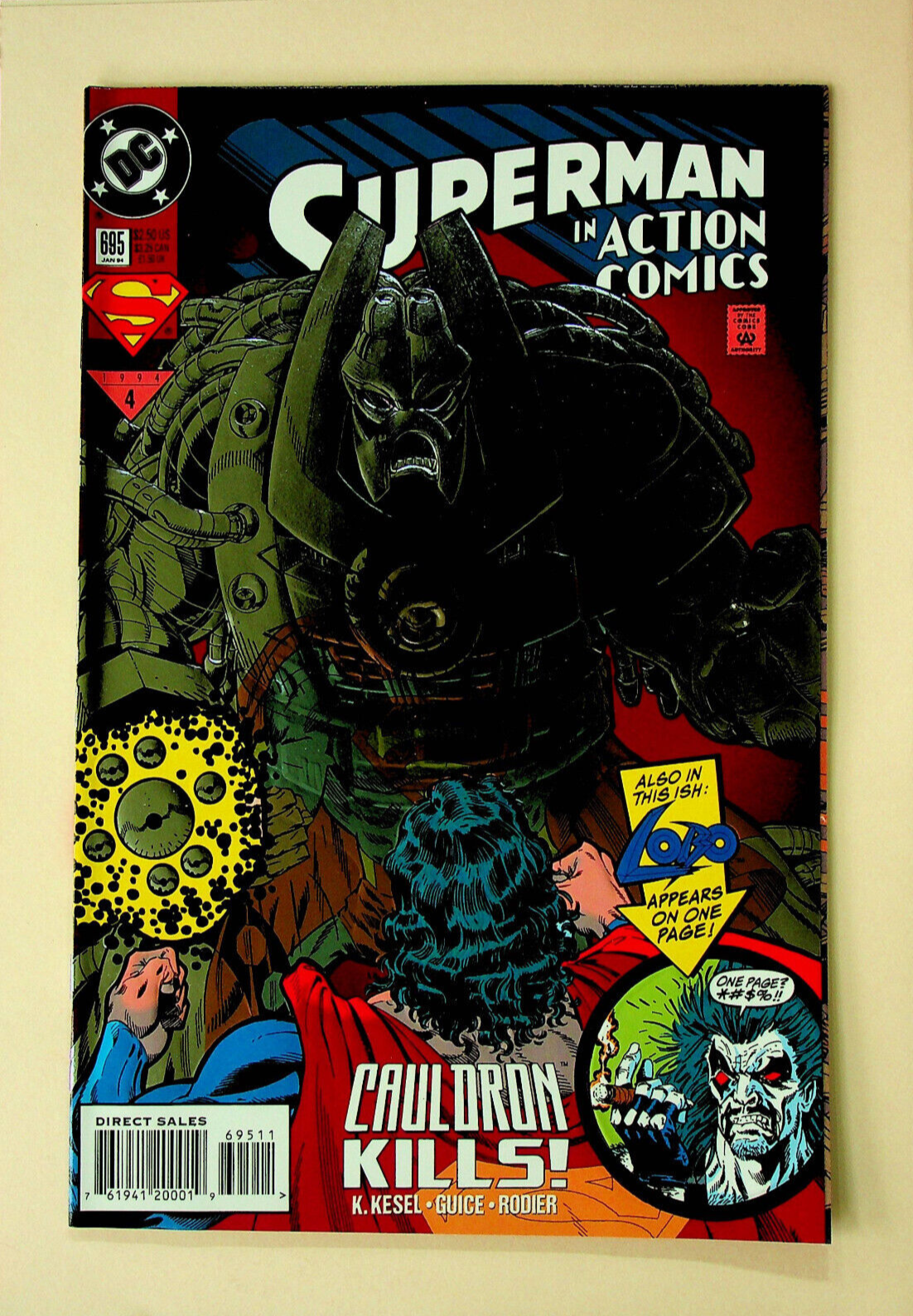 Action Comics - Superman #695 - Collector's Edition (Jan 1994, DC) - Near Mint - $9.49