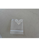Origami Owl Large Living Locket Plate (new) HEART - LOVE - KISS ME BE MI... - £11.14 GBP