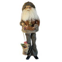 24&quot; Santa St Nick Woodland Cabin Causal Sweater Designers&#39; Excellence Rustic - £35.59 GBP