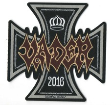 Vader 2016 Maltese Cross Sew On Woven Patch 4&quot; x 4 &quot; - £4.71 GBP