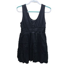 New In Womens Tiered Sundress Casual Black Size Large - £9.28 GBP