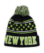 New York Men&#39;s City Hunter Winter Knit Beanie Toboggan Hat Cap Dark Gray... - £11.95 GBP