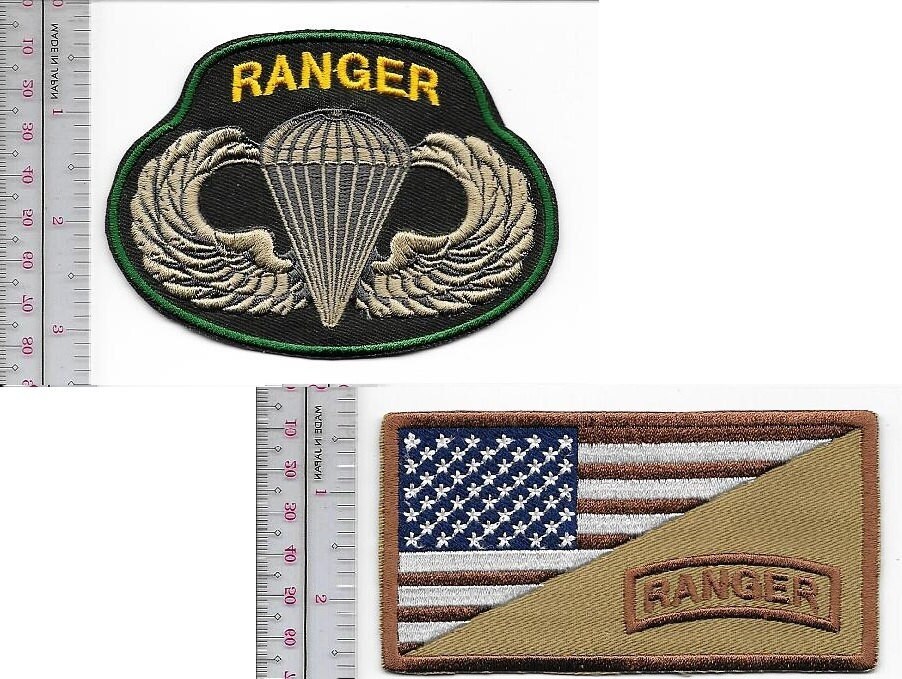 Ranger Army 75th Infantry Regiment Airborne &amp; Ranger Tab Parachutist Win... - $17.99
