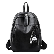 New Fashion Women Travel Backpack Large Capacity Female Shoulder Bag Soft Ruack  - £16.90 GBP