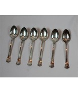 6 Teaspoons R.O. CO A-1 Plus Silverplated Monogrammed &quot;W&quot; International ... - €16,54 EUR