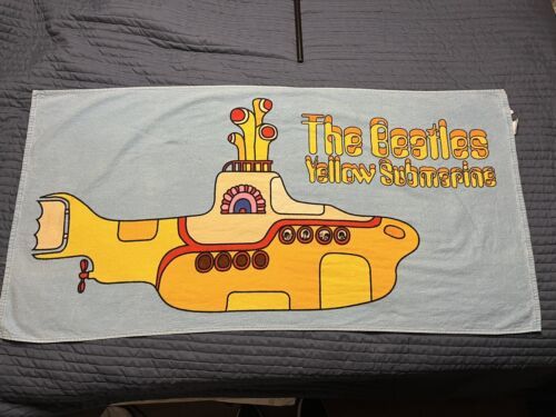 Primary image for 2014 Yellow Submarine Beach Towel 27” X 53” The Beatles