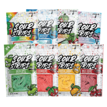 Sour Strips New Variety Flavor Sour Candy | 3.4oz | Mix &amp; Match Flavors - £14.30 GBP+