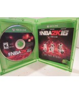 XBOX ONE  NBA 2K16 (Microsoft Xbox One, 2015) DISC &amp; CASE NO MANUAL - £6.16 GBP