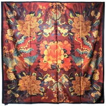NWT Silk Scarf 53&quot;x53&quot; Super Large Square Shawl Wrap S3633 Xiang Yun Sha - £38.31 GBP
