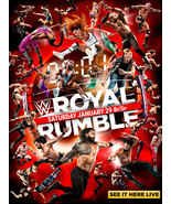 The 2022 Royal Rumble Poster WWE Event Art Print Size 11x17&quot; 24x36&quot; 27x4... - £8.71 GBP+