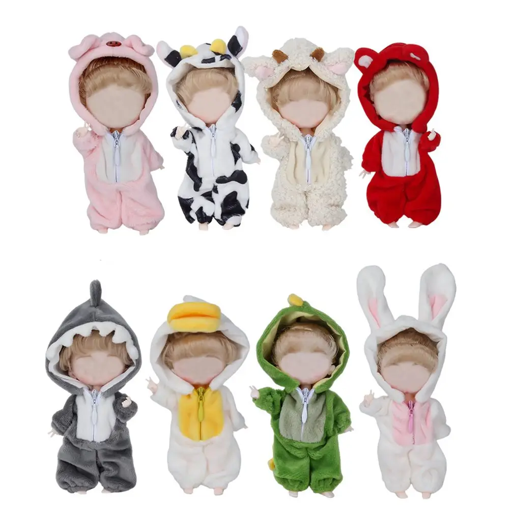 New Mini 1/12 Doll Figure Pajamas Cute Pajamas Clothes OB11 Doll Animal Outfit - £8.28 GBP+