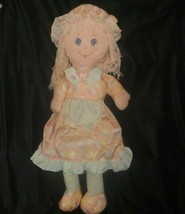28&quot; Vintage 1988 Happiness Aid Is A Toy Well Made Stuffed Animal Plush Girl Doll - £22.83 GBP