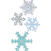 Sizzix Thinlits Dies 4/PkgSnowflakes #2 661541 - £23.20 GBP