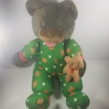 Avon Plush Bear in Pajamas with Teddy Bear - £8.64 GBP