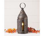 Folk Art Tin Electric Lantern 17-Inch Hand Punched Metal  Signed by Irvi... - $129.95