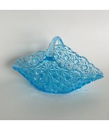Vintage EAPG Daisy &amp; Button Blue Basket - €15,36 EUR
