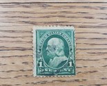 US Stamp Benjamin Franklin 1c Used Green - $0.94