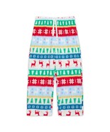 Holiday Time Kids Cozy Sleep Pants Reindeer / Trees - Size Small (6/7) - $141.53 MXN