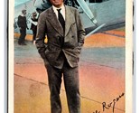 Will Rogers Famous Humorist Portrait UNP Linen Postcard T8 - $2.92