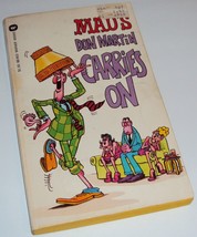 Mad&#39;s Don Martin Carries On (1st Edition Book 1973) Mad Magazine #88-903 Warner - £16.75 GBP