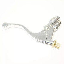 BRAKE LEVER ASSEMBLY UNIVERSAL SILVER SHORT lever &amp; bracket perch 2 stroke - £15.24 GBP