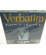 MO disk 1.3GB Verbatim, Magneto Optical Disk 5.25&quot; Rewritable, NEW - £37.57 GBP