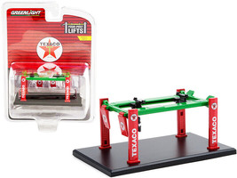 Adjustable Four-Post Lift &quot;Texaco&quot; Red and Green &quot;Four-Post Lifts&quot; Series 2 1... - £9.93 GBP