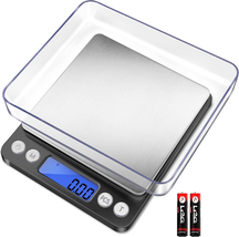 Digital Gram Scale with 2 Trays, 500G/ 0.01G Small Jewelry Scale, 6 Unit... - $23.42