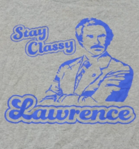 Stay Classy Lawrence Ron Swanson The Office Character T-Shirt Mens Mediu... - £7.47 GBP