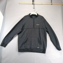 Columbia 1/4 Zip Pullover Fleece Jacket Men&#39;s XXL Black Front Kangaroo P... - €25,89 EUR