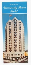 University Tower Hotel Postcard Seattle Washington University District  - £9.41 GBP