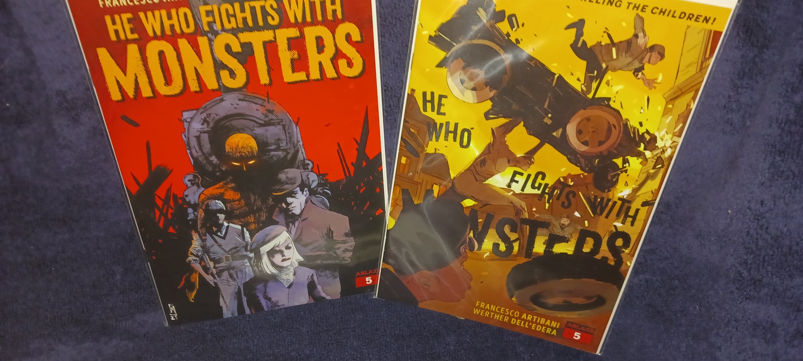 HE WHO FIGHTS WITH MONSTERS/VARIANT COVERS 5 &amp; 5 COLLECTOR GRADE QUALITY... - $14.99