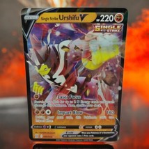 Pokemon Single Strike Urshifu V 085/163 Battle Styles Ultra Rare Holo Excellent - $1.95