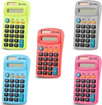 Emraw Pocket Size Calculator 8 Digit, Dual Power, Large Lcd Display, School - $44.97