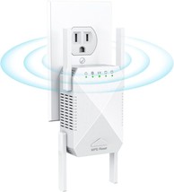 WiFi Extender,Fastest WiFi Booster 1200Mbps Dual Band (5GHz/2.4GHz) WiFi (White) - £23.25 GBP