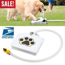 Outdoor Dog Fountain Step On Paw Activated Dog Sprinkler Toy for Fresh Water - £58.34 GBP
