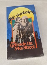 Miracle on 34th Street Sealed VHS Fox Video 1991 NOS Christmas Holiday - £13.00 GBP