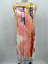 Desigual Women&#39;s Felipe Tank Dress Sz M Multicolor Sleeveless Swing - £23.50 GBP