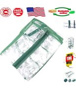 Clear PVC 4-Tier Greenhouse Replacement Cover - Easy Access Roll-Up Door - $37.18 CAD