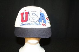 VTG Starter USAAmerican Pride Olympic Rings 1996 Red/White/Blue Snapback Cap Hat - £23.68 GBP